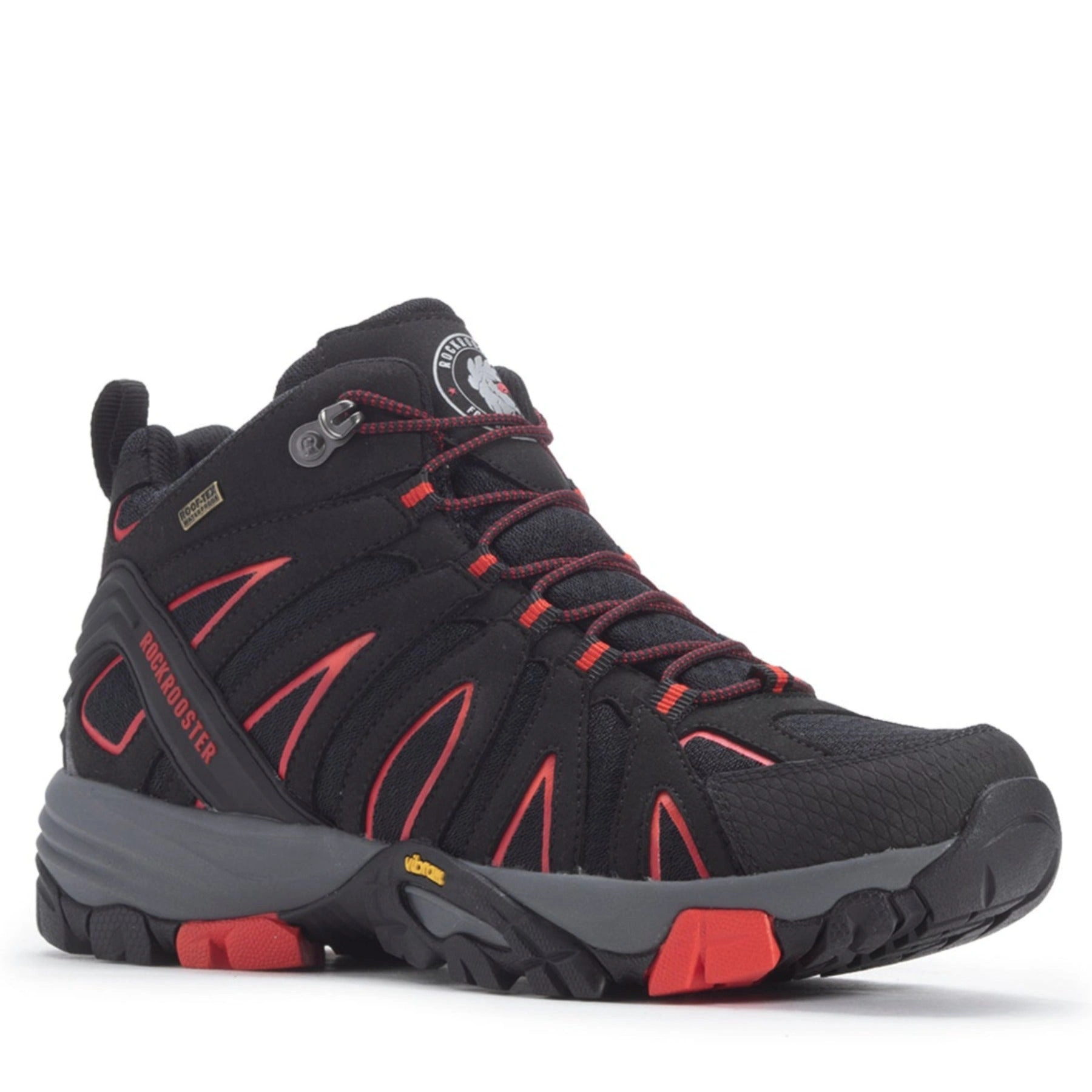ROCKROOSTER Bedrock Zwarte Waterdichte Wandelschoenen: Onverslaanbare Grip en Comfort, Klaar voor Elk Avontuur!
